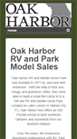 Mobile Screenshot of oakharbor-rvsales.com